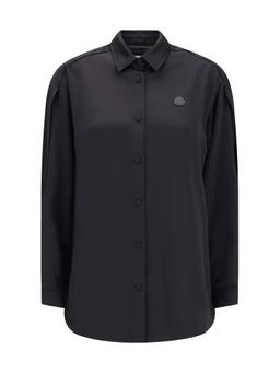Moncler Genius Shirt In Technical Polyester Satin Moncler X Ee72 Collection By Edward Enninful