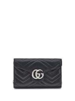 Gucci Gg Marmont Wallet With Chain