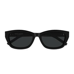 Saint Laurent Eyewear Saint Laurent Sl M153 Linea Monogram 001 Black Sunglasses