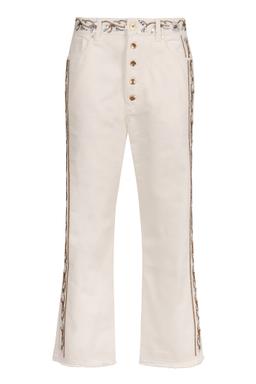 Paco Rabanne Cropped Flared Jeans