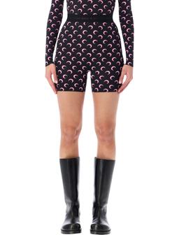 Marine Serre Moon Printed Jersey Biker Shorts