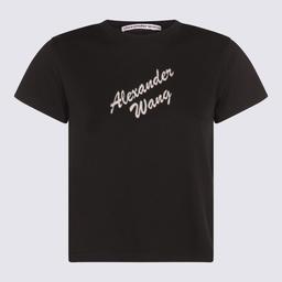 Alexander Wang Black Cotton T-shirt