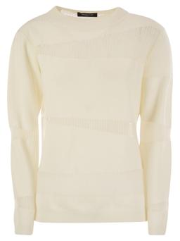 Fabiana Filippi Platinum Boat Neck Sweater