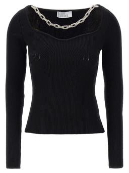 Giuseppe di Morabito Jewel Chain Sweater