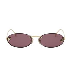 Fendi Eyewear Fe4075us 30y Oro Fendi First Crystal Sunglasses