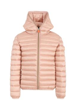 Save the Duck Pink Iris Down Jacket For Girl With Logo