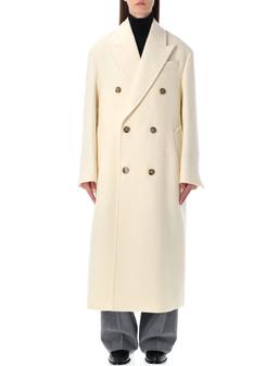 Ami Alexandre Mattiussi Ami Paris Wool Double-breasted Long Coat