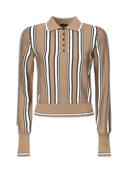 Pinko Striped Polo-style Sweater