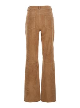 ARMA michela Beige Trousers With Belt Loop In Suede Woman