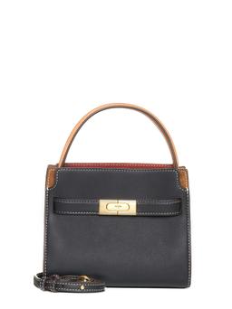 Tory Burch Lee Radziwill Black Leather Bag