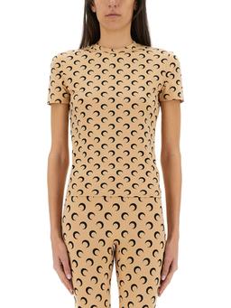 Marine Serre T-shirt moon