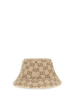 Gucci Gg Jacquard Wool Bucket Hat