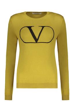 Valentino Garavani Long Sleeve Crew-neck Sweater