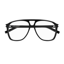 Saint Laurent Eyewear Saint Laurent Sl 596 Dune Opt Linea Corner Angle 001 Black Glasses
