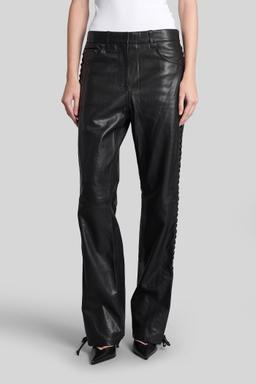 Rotate by Birger Christensen Pants In Black Leather