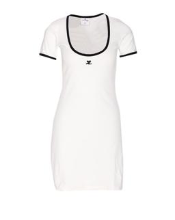 Courrèges Holistic Contrast Logo Dress
