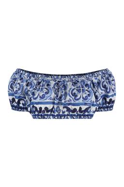 Dolce & Gabbana Cotton Crop Top