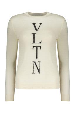 Valentino Garavani Long Sleeve Crew-neck Sweater