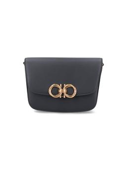Ferragamo Trapezio Leather Crossbody Bag