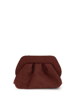 THEMOIRè Bios Suede Clutch Bag