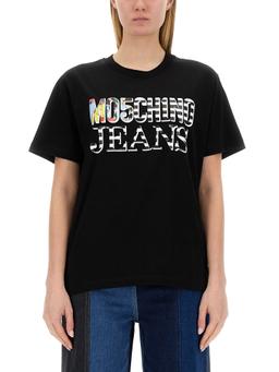 M05CH1N0 Jeans T-shirt With Logo