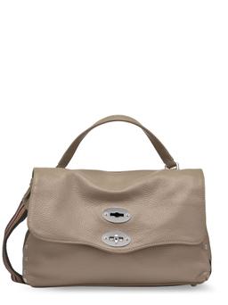 Zanellato Postina S Leather Crossbody Bag With Double Shoulder Strap