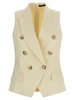 Balmain gold And Gold Coin Vest