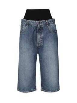Alaia Blue Cotton Denim Jeans