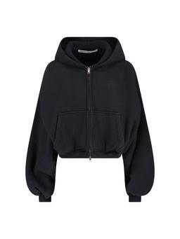 Alexander Wang Zip Cropped Sweatshirt