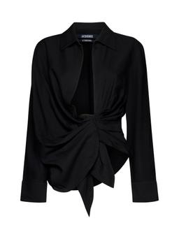 Jacquemus Bahlia Tie-up Detailed Blouse