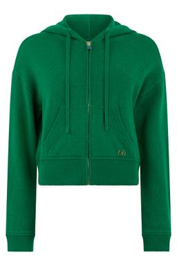 Valentino Garavani Knitted Full Zip Hoodie