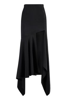 Mugler Gabardine Midi Skirt