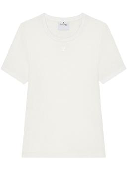 Courrèges Logo Cotton T-shirt