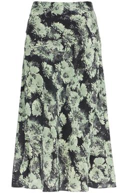 Tory Burch Satin Midi Skirt