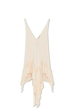 The Attico Dress With Ruffles