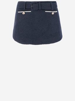 self-portrait Bouclé Culottes