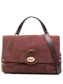 Zanellato Postina Jones Medium Suede Leather Handbag