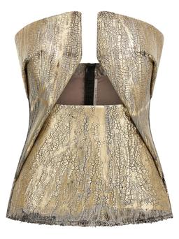 Rick Owens woven Prong Top