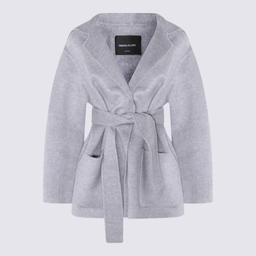 Fabiana Filippi Grey Wool Coat