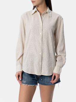 MC2 Saint Barth Woman Classic Sangallo Cotton Shirt Meredith
