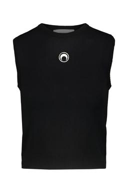 Marine Serre Moon Logo Knit Vest