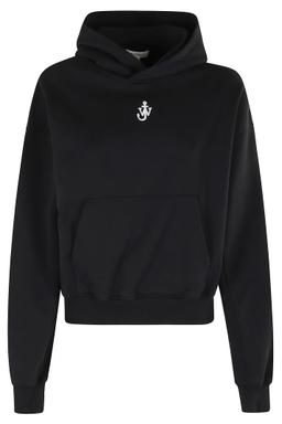 J. W. Anderson Anchor Embroidery Cropped Hoodie