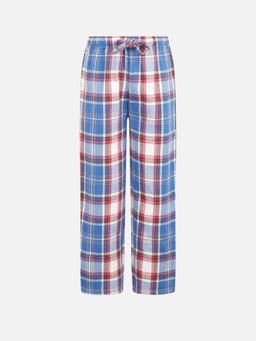 MC2 Saint Barth Kid Pajama Pants With Tartan Print
