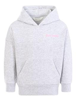 Palm Angels Kids Top With Embroidered Logo And Hood