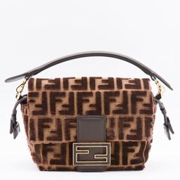 Fendi Tobacco Mamma Baguette Shoulder Bag