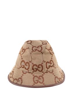 Gucci Embroidered Cotton Blend Hat