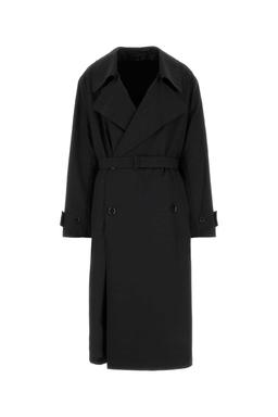 Lemaire Graphite Polyester Blend Trench Coat