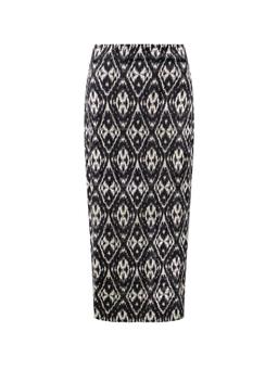 Pierre-Louis Mascia Jacquard Velvet Pencil Skirt
