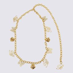 Blumarine Gold Tone Belt