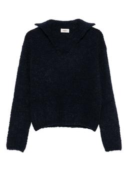 Barena Navy Blue Wool Blend Sweater